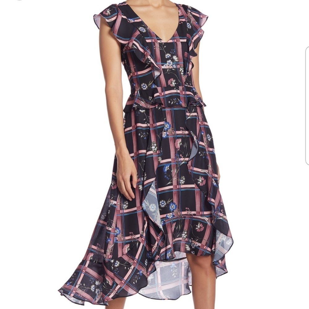 Parker Floral Ruffle Dress